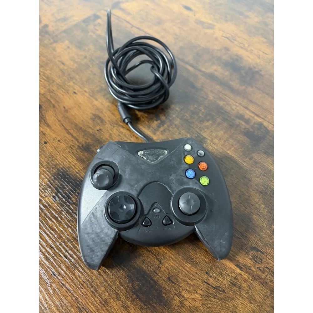 Pelican‎ Trick Controller Black Xbox Original PL-2001 PL-2002 No Breakaway